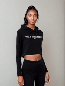 Crop Top Hoodie - Guess My Favorite Muscle?